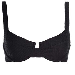 VETCHY Laguna Bikini Top Black Size Medium NWT